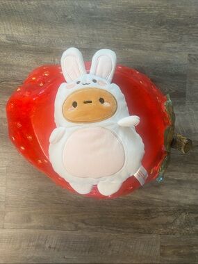 Smoko Bunny Plush in heatpack pouch— heat pack missing
